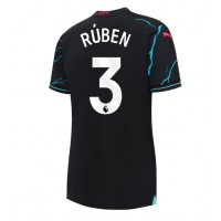 Dres Manchester City Ruben Dias #3 Tretina pre Ženy 2023-24 Krátky Rukáv